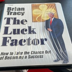 Brian Tracy The Luck Factor CD Set - Black